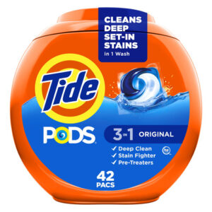 Tide Pods Original 3 Em 1 (42 Pacotes)
