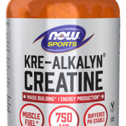 Creatina Kre Alkalyn 120 Cápsulas Da Now Foods