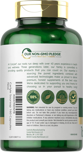 Extrato De Graviola Graviola Guanabana 2000 Mg Anamu Llanten - Imagem 3