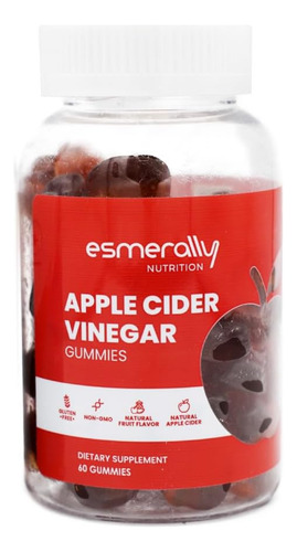 Esmerally Gomitas De Vinagre De Sidra 60 Gomitas Vitaminas A