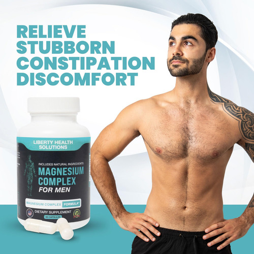Complexo De Magnésio Para Homens Com Todos Os Ingredientes N - Imagem 4