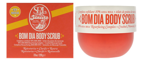 Body Scrub Sol De Janeiro Bom Dia 230ml W/ 10% Aha Bha