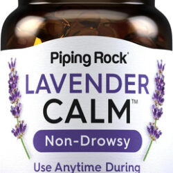 Pílulas Calmantes De Lavanda Piping Rock | 90 Cápsulas Gelat