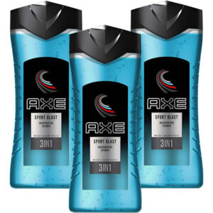 Body Wash Axe Sport Blast 3 Em 1 Para Homens, 400 Ml, Pacote