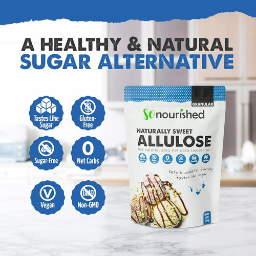 Suplemento, Alulose Sonourished 1 Lb 454 G - Imagem 3