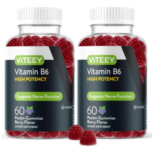 Gomas De Vitamina B6 Viteey 100mg Para Adultos E Adolescente