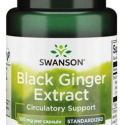 Extrato De Gengibre Preto Padronizado De 100 Mg E 30 Cápsula