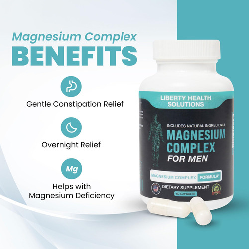 Complexo De Magnésio Para Homens Com Todos Os Ingredientes N - Imagem 6
