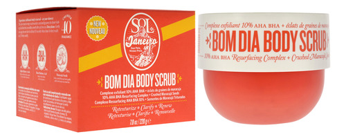 Body Scrub Sol De Janeiro Bom Dia 230ml W/ 10% Aha Bha - Imagem 3