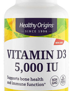 Suplemento Healthy Origins Vitamina D3 5.000 Ui 360 Cápsulas