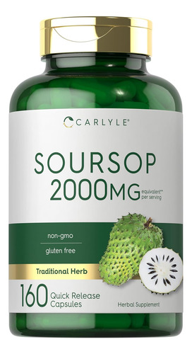 Extrato De Graviola Graviola Guanabana 2000 Mg Anamu Llanten