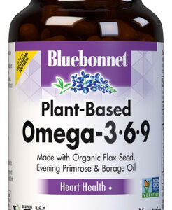 Suplemento Bluebonnet À Base De Plantas Omega 3-6-9 1000mg 9