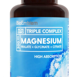 Suplemento Bioemblem Triple Magnesium Complex 90 Cápsulas