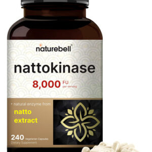 Suplemento Naturebell Nattokinase 8.000 Fu 240 Cápsulas