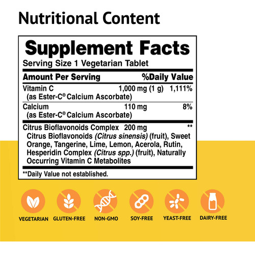 Suplemente American Health Ester-c Com Bioflavonóides Cítric - Imagem 2