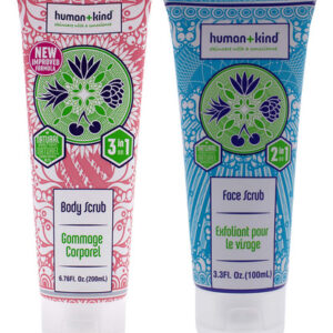 Kit De Esfoliação Humano+gentil Para Corpo E Rosto, Unissex,