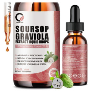 Suplemento Orgeuos Soursop Graviola Liquid 60ml Com Musgo Ma