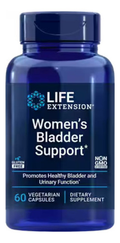 Women"s Bexiga Support 60 Cápsulas Vegetarianas Da Life Exte