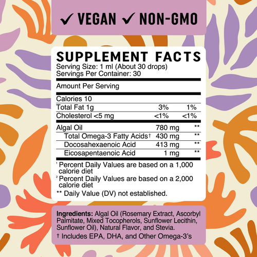Suplemento Mav Nutrition Vegan Omega 3 Liquid Drops Kids - Imagem 6