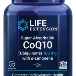 Life Extension Coq10 Superabsorvível (ubiquinona) Com D-lim