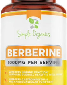 Berberina Orgânica Simples 500 Mg (1000 Mg Por Porção) - 12