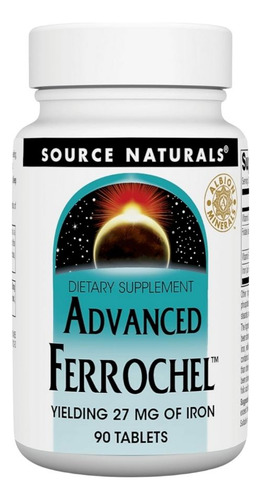Advanced Ferrochel 90 Comprimidos Da Source Naturals