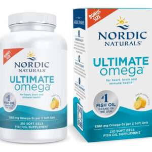 Nordic Naturals Ultimate Omega 1280 Mg 210 Ct, Sabor Limão