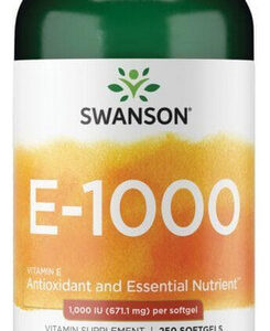 E-1000 1.000 Ui (671,1 Mg) 250 Cápsulas Gelatinosas Da Swans