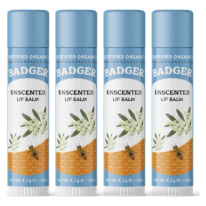 Lip Balm Badger Classic, Azeite De Oliva Orgânico Sem Perfum