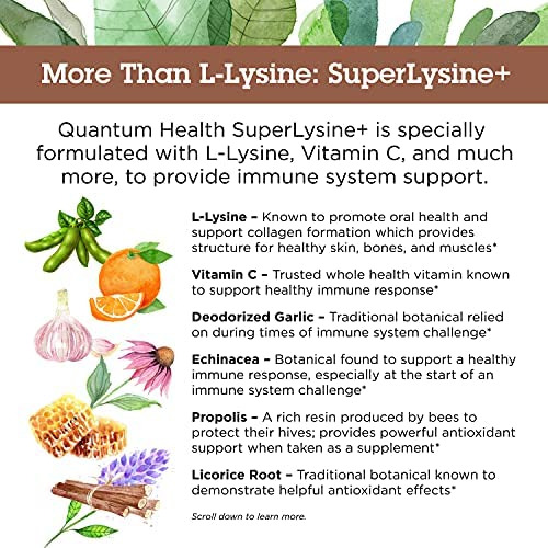 Quantum Health Superlysine + Suplemento De Suporte Imunológ - Imagem 3