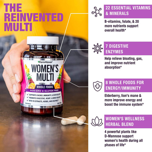 Multivitamínico Farmhaven Para Mulheres | 22 Nutrientes Esse - Imagem 2
