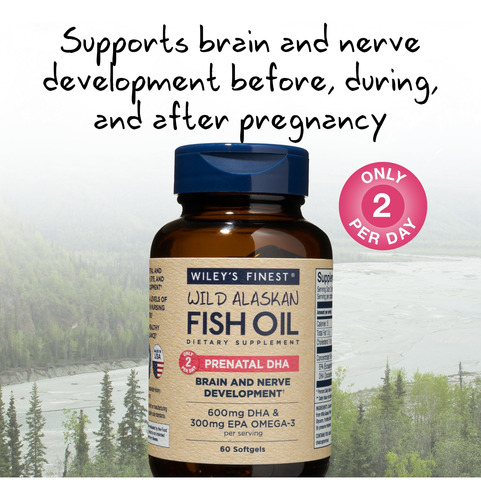 Suplemento Wiley"s Finest Wild Alaskan Fine Prenatal Dha - Imagem 3