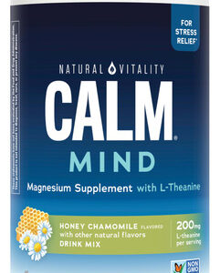 Suplemento Natural Vitality Calm Mind Citrato De Magnésio 35