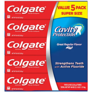 Pasta De Dentes Colgate Cavity Protection Com Flúor, Pacote