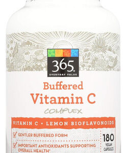 365 Everyday Value, Complexo Tamponado De Vitamina C, 180 Ct