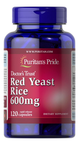 Red Yeast Rice 600mg Puritan's Pride 120 Unidades - Imagem 4