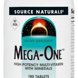 Mega-one No Iron 180 Tabs By Source Naturals