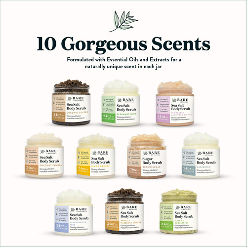 Esfoliante Corporal Bare Botanics Lavender Grapefruit 700ml - Imagem 7