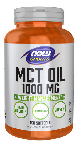 Óleo Mct 1000 Mg 150 Géis Da Now Foods - Imagem 2
