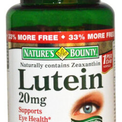 Suplemento Nature&quots Bounty Lutein 20 Mg 40 Cápsulas Gelatino