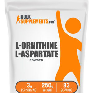Suplemento Bulksupplements.com L-ornitina L-aspartato 250g