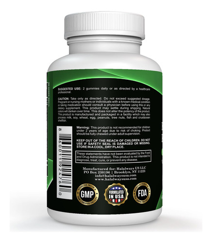 Suplemento Multivitamínico Halalways Kids Daily Gummy Halal - Imagem 3
