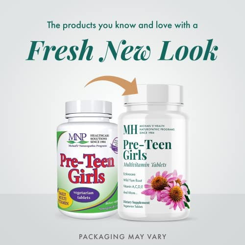 Michaels Naturopathic Programs Pre Teen Girls Daily Multiv - Imagem 3