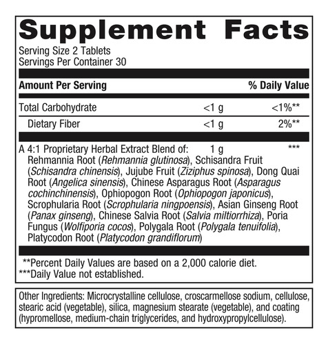 Suplemento Metagênico Serenagen Herbal Stress Management 60 - Imagem 2