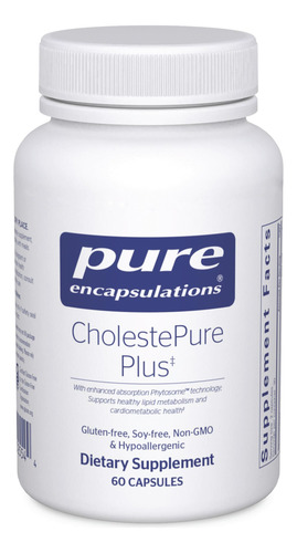 Suplemento De Encapsulamentos Puros Cholestepure Plus 120"s