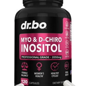 Cápsulas De Suplemento De Myo-inositol E D-chiro Inositol -