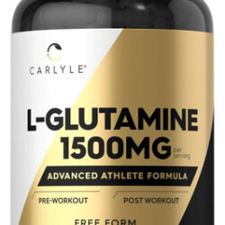 Cápsulas De Glutamina Carlyle L | 1500mg | Contagem 240 | S