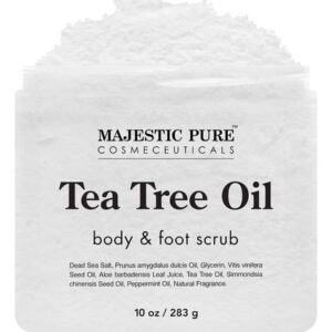 Esfoliante Para Pés E Corpo Majestic Pure Tea Tree Oil 300ml