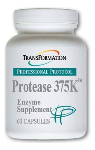 Enzimas De Transformação Protease 375k, 60 Cápsulas - 1 Pra