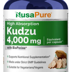 Suplemento Nusapure Kudzu Root 20:1: Extrato 200 Mg X 120 Cá